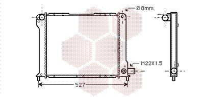 VAN WEZEL Radiators, Motora dzesēšanas sistēma 17002131